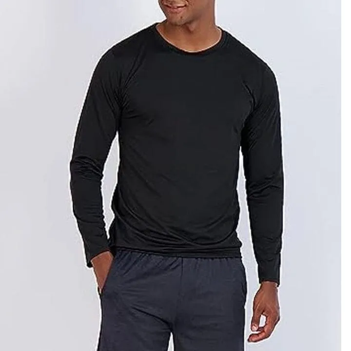 3-Pack: Men's Active Dry-Fit Long Sleeve Performance Shirt