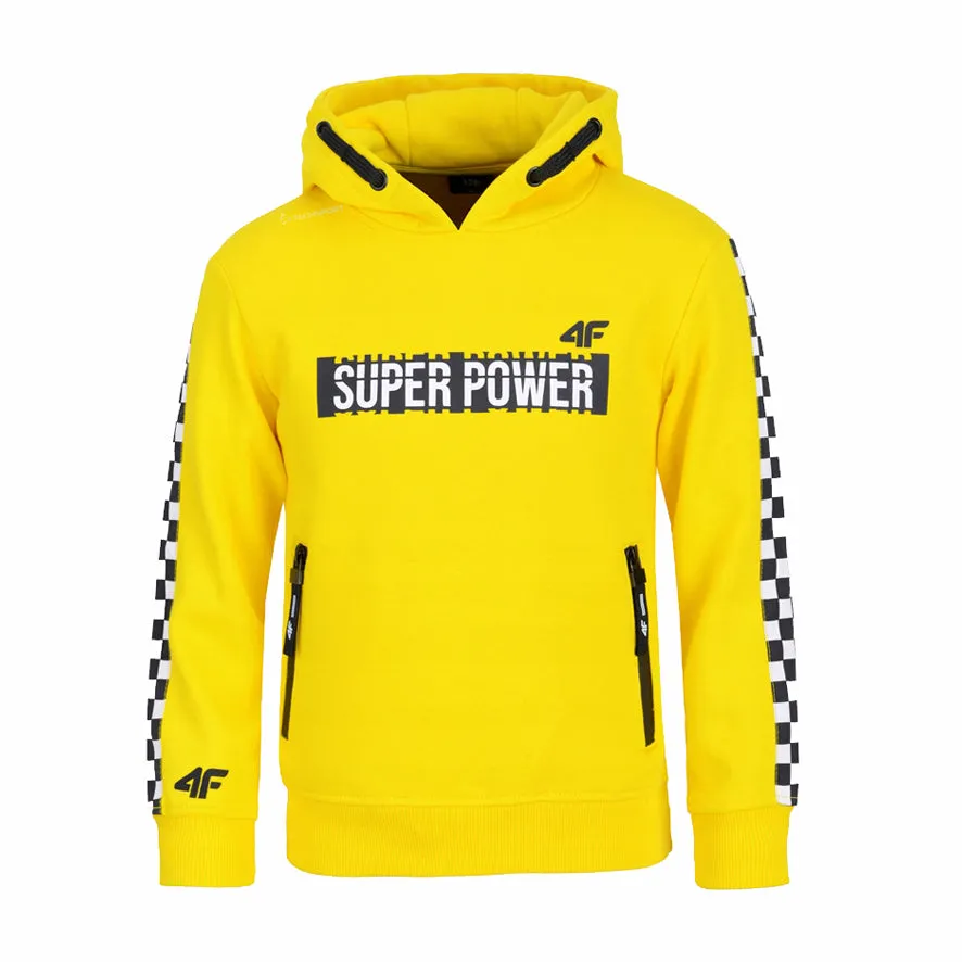 4F Super Power Yellow Hoodie 644