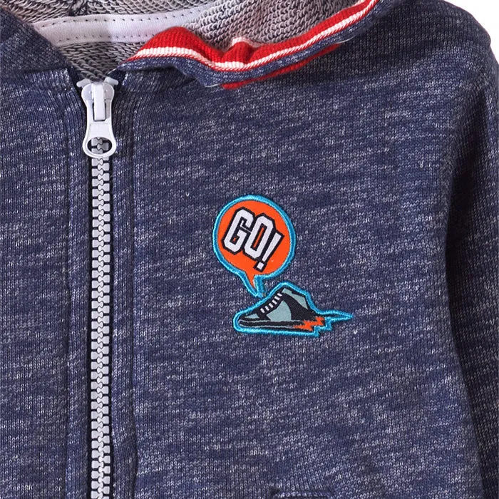 5.10.15 Kids  Zipper Hoodie Blue