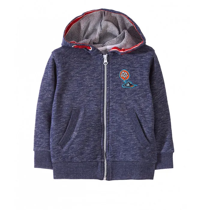 5.10.15 Kids  Zipper Hoodie Blue