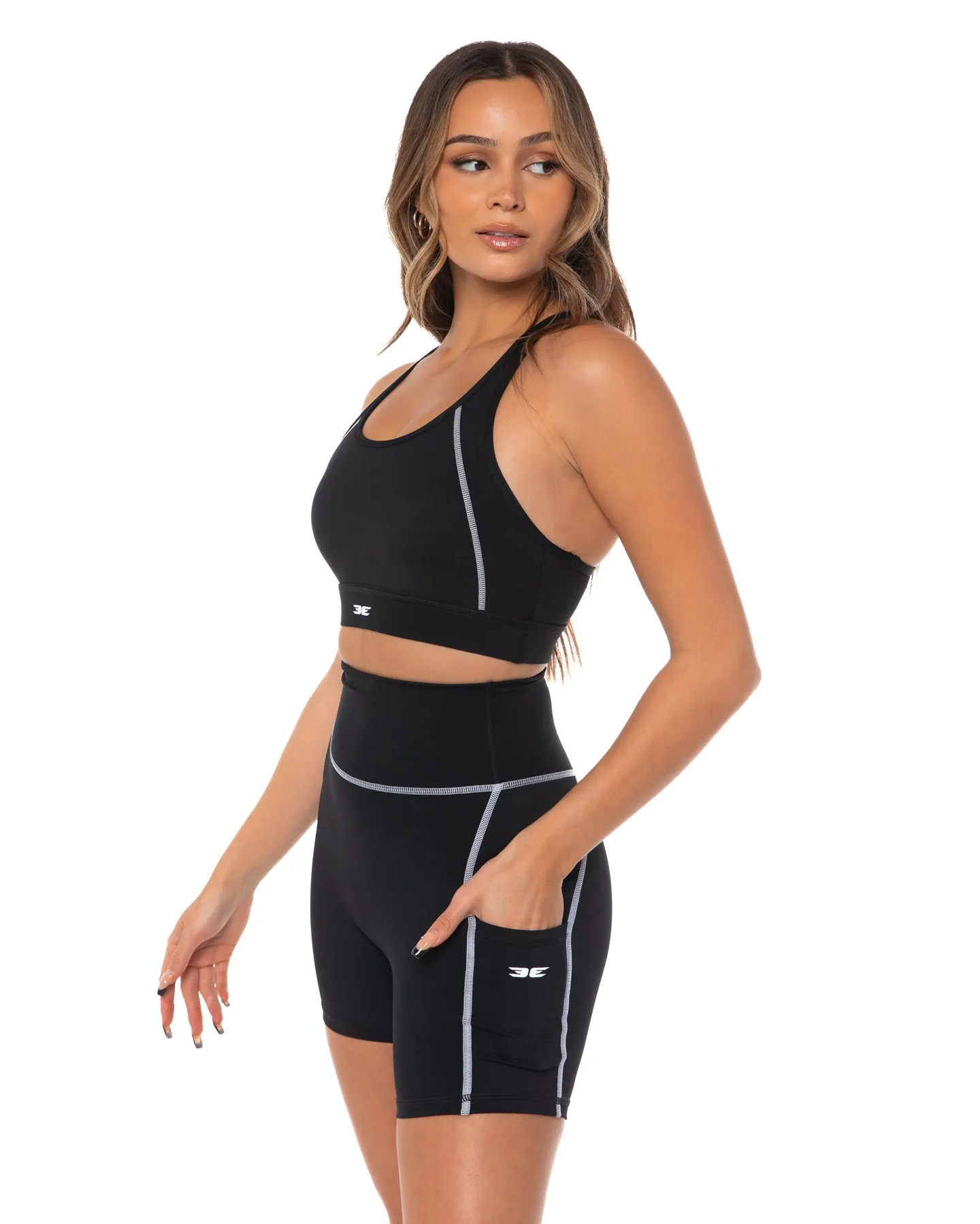 Activ Sports Bra - Black / White