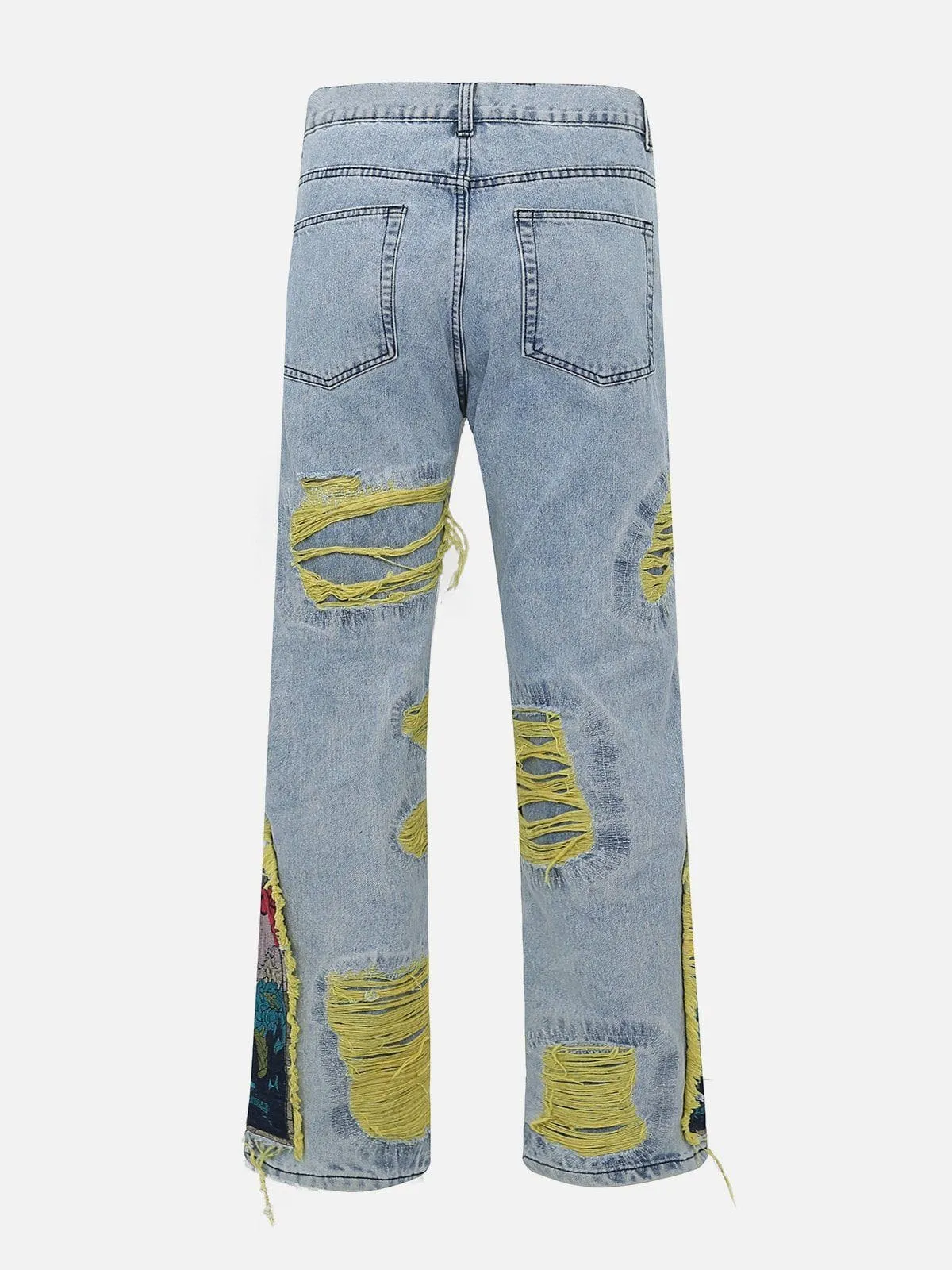 AlanBalen® - Flower Embroidery Jeans