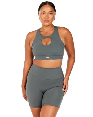 Aura Crest Bra - Cloud Grey