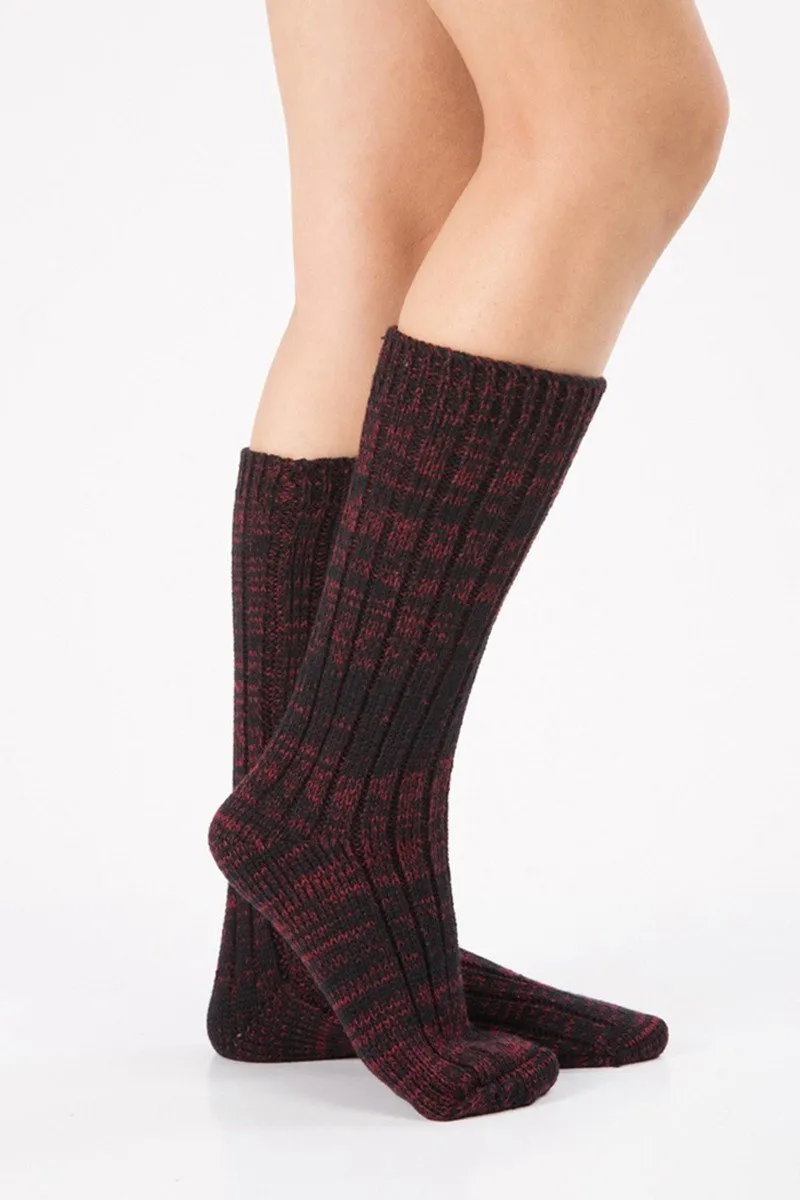 BASIC STYLISH FASHION KNIT SOCKS