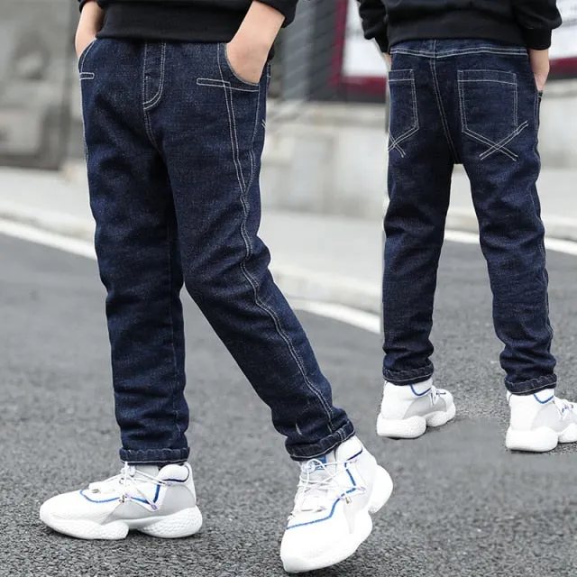 Boys Skinny Jeans Classic Pants