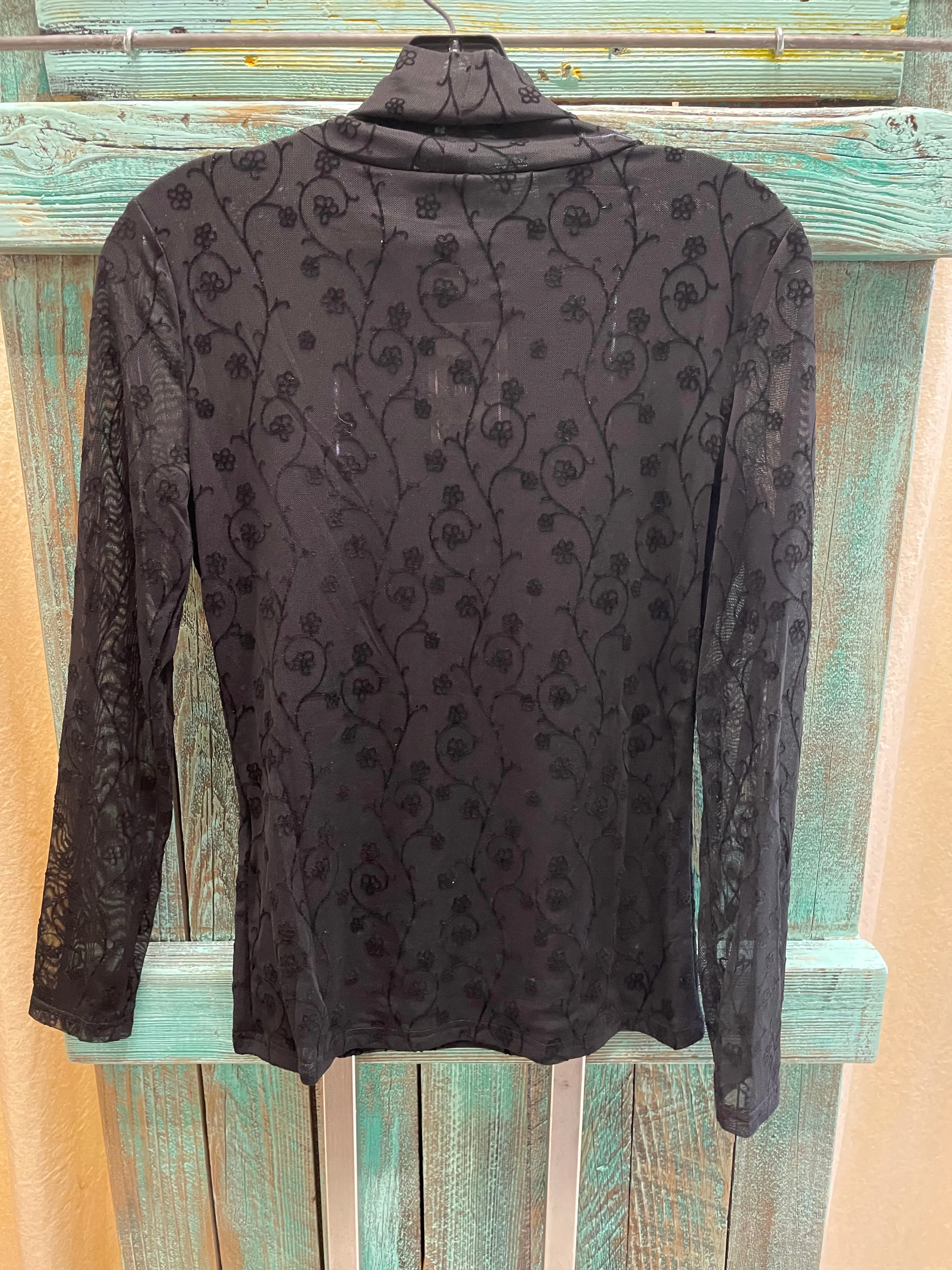 Burnout Velvet Shirt by Adore