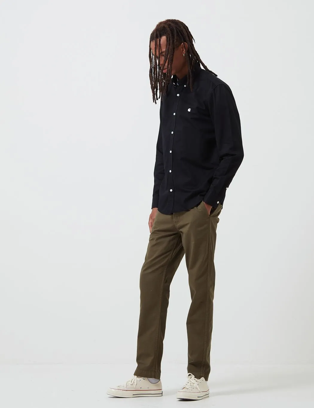 Carhartt-WIP Madison Shirt - Black/Wax