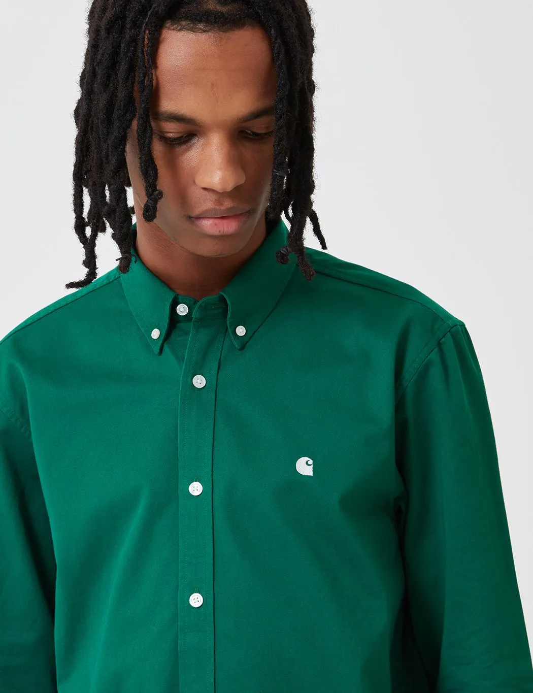 Carhartt-WIP Madison Shirt - Dragon Green