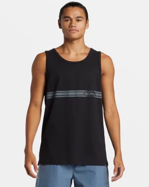 Comp Stripe Tank - Black