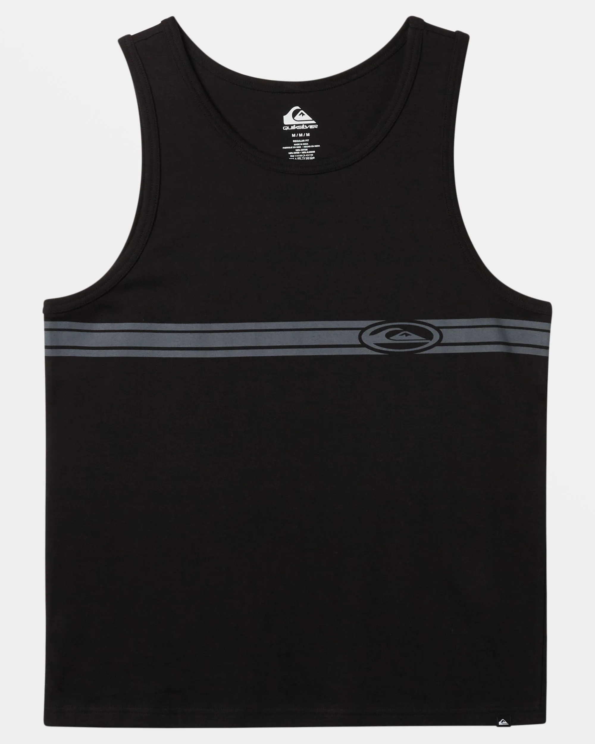 Comp Stripe Tank - Black