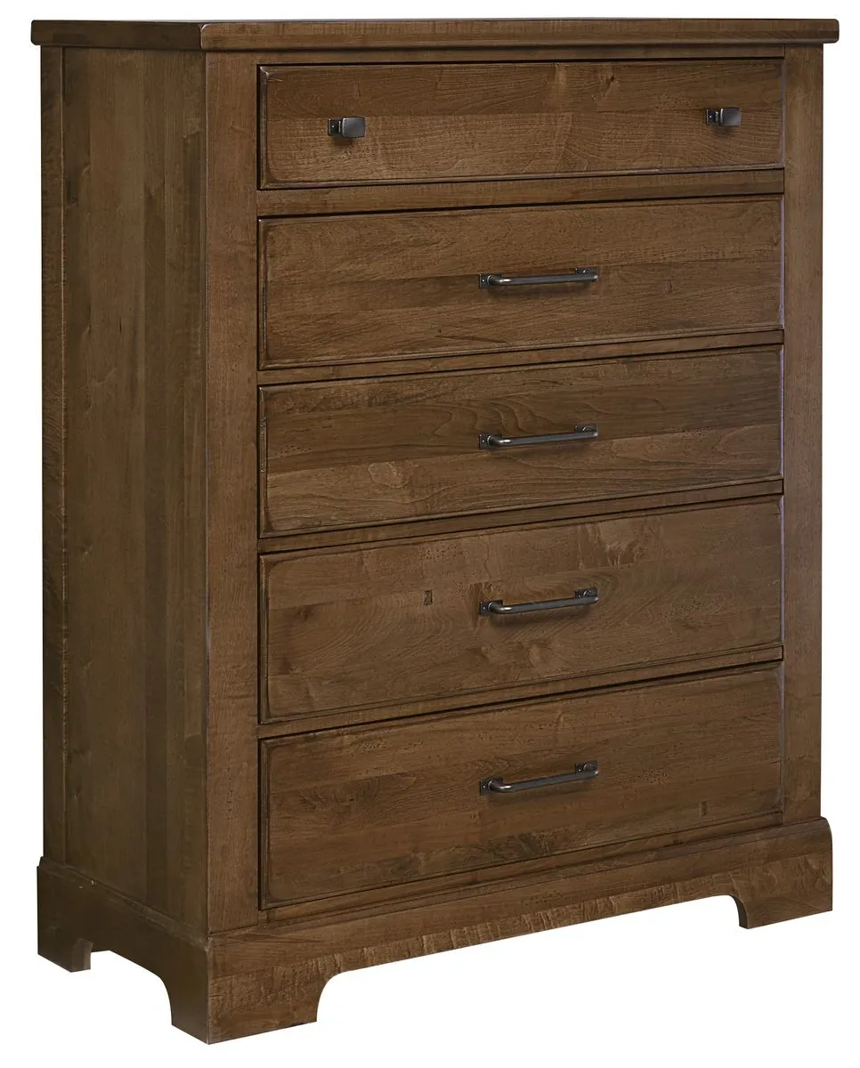 Cool Rustic 5-Drawer Chest