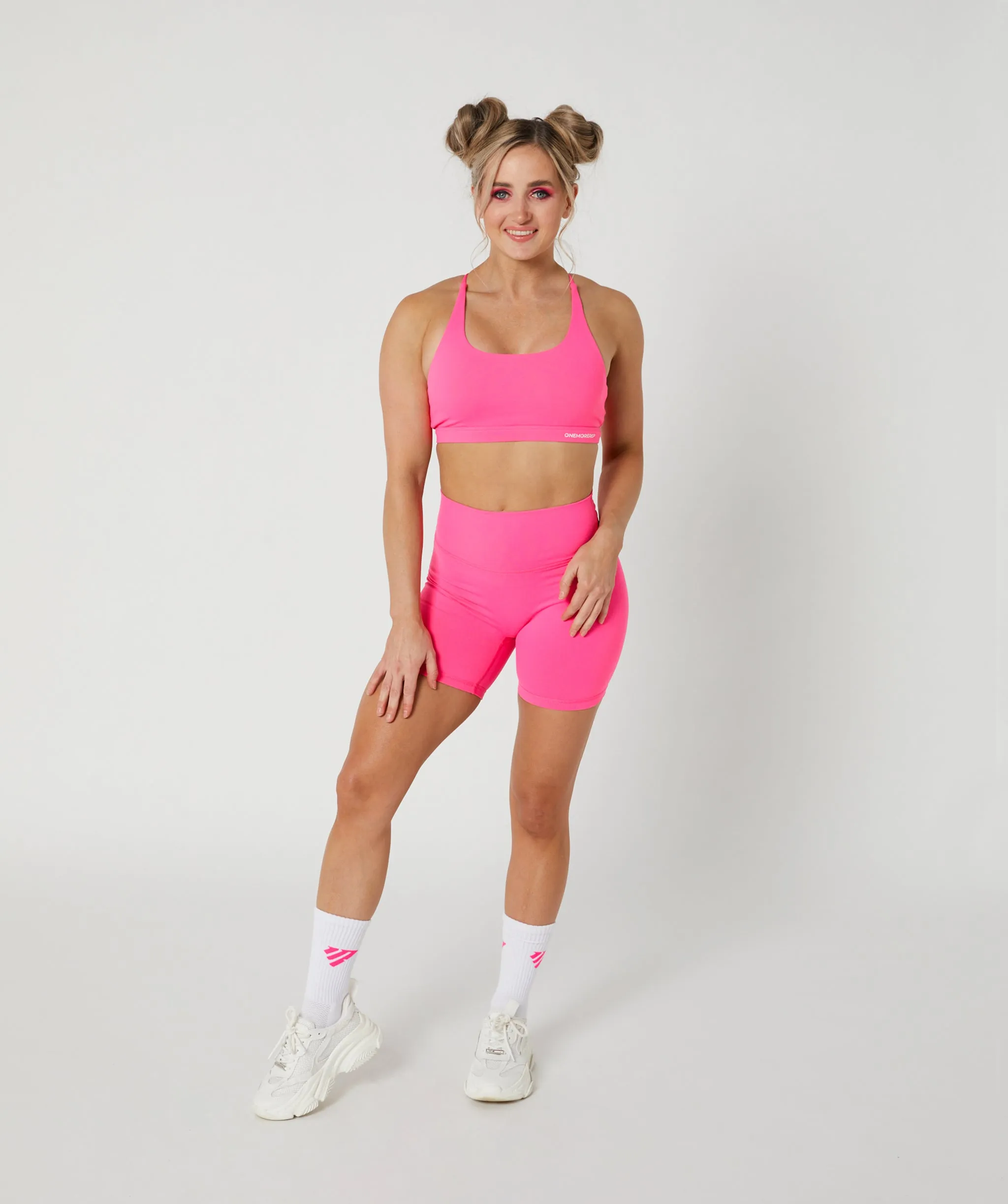 Core Strappy Sports Bra Bubblegum Pink