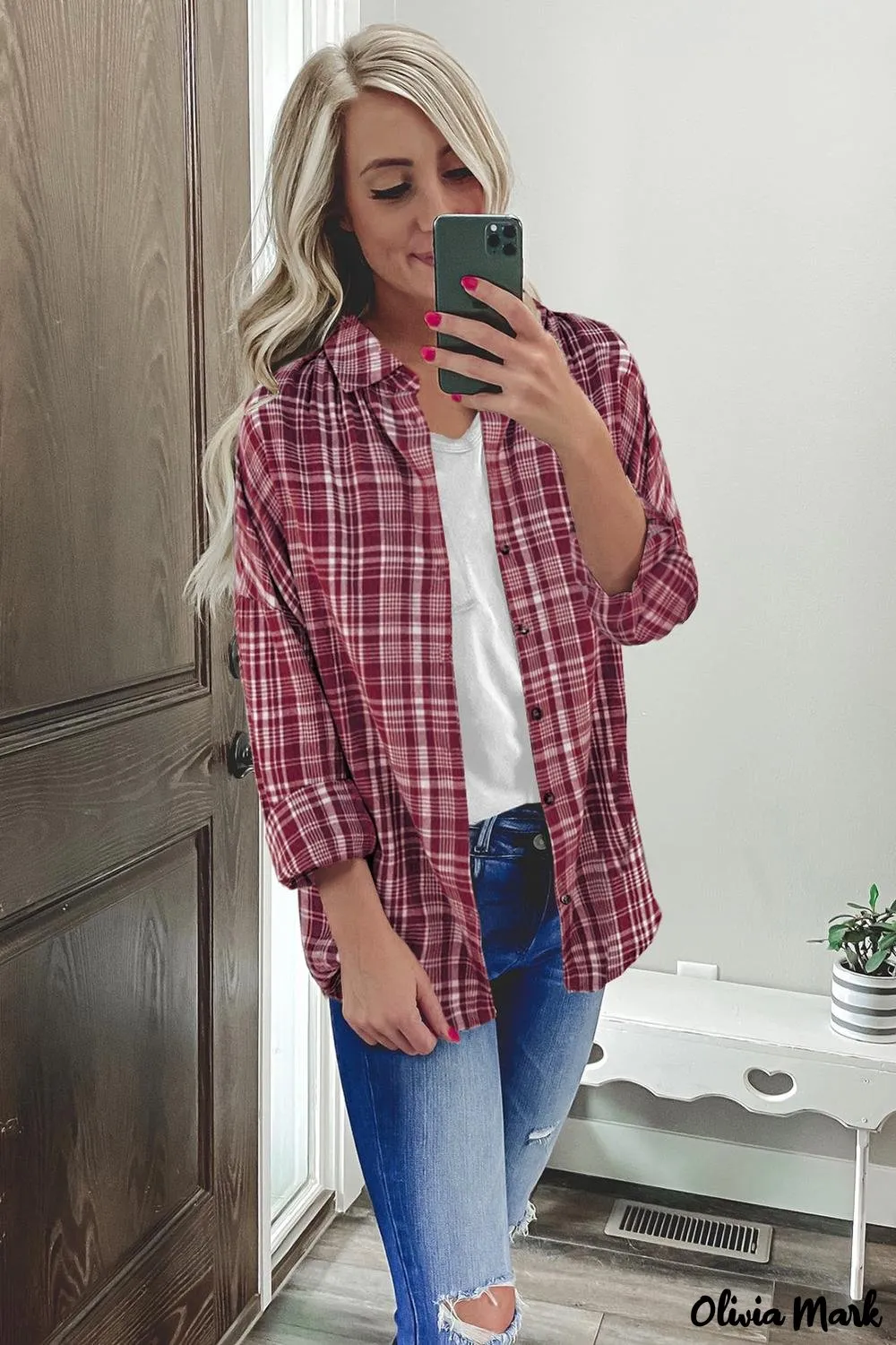 Deanwangkt - Multicolor Checked Relaxed Fit Button Down Shirt