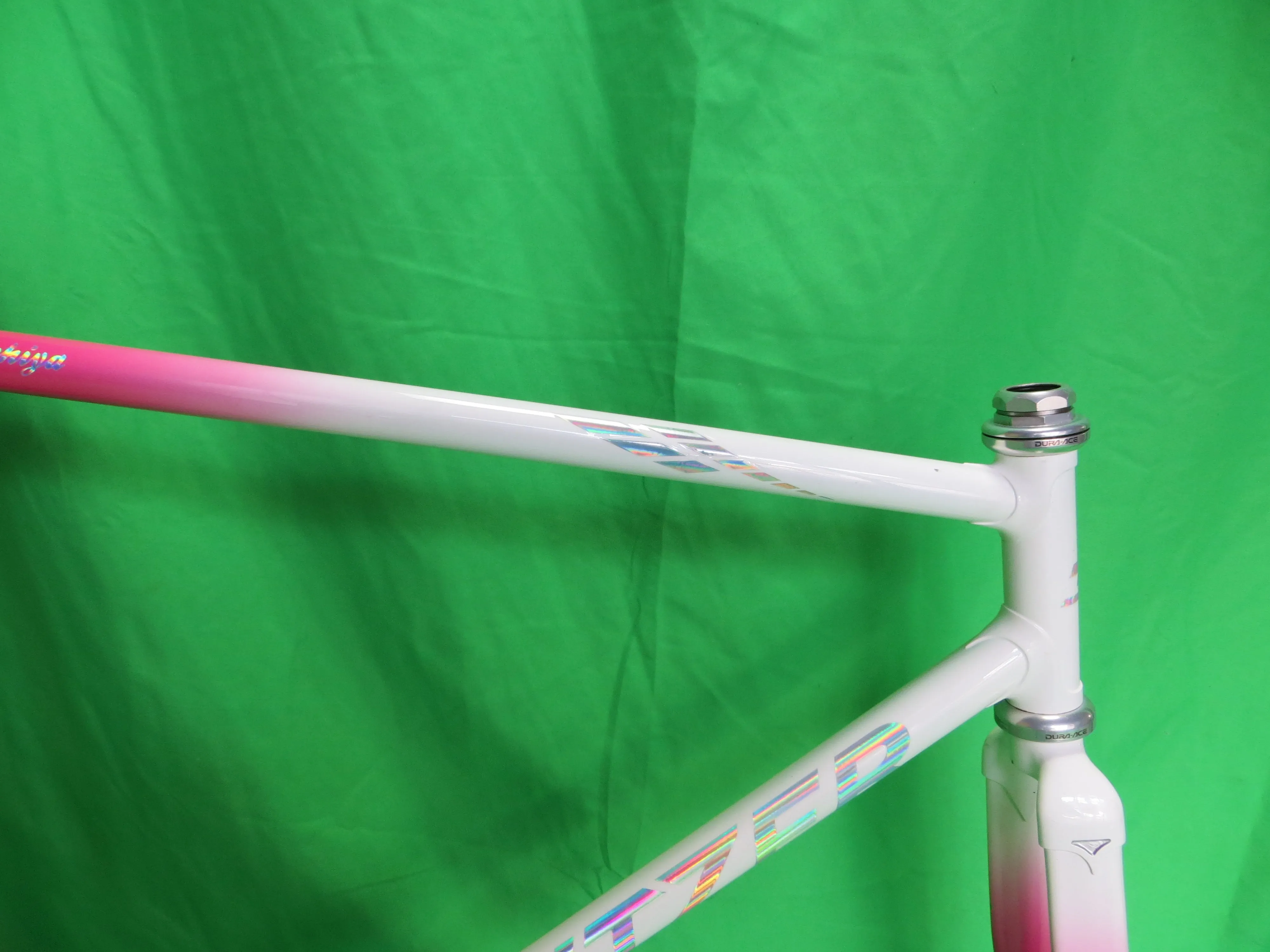 Dontzer Columbus Max Fork // White / Pink/ Purple Tricolor // 53.5cm