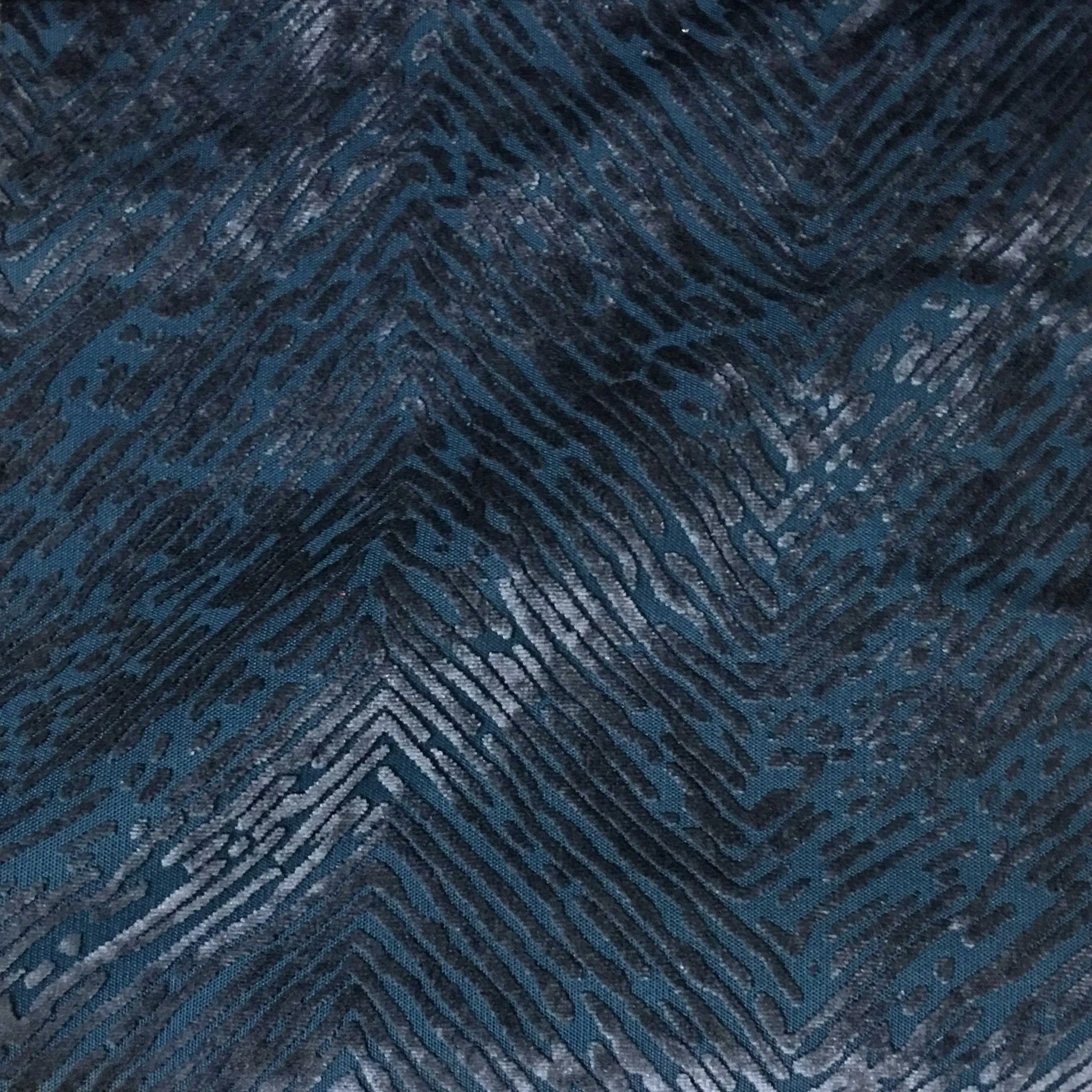 EPIC - MODERN 3D LOOK BURNOUT VELVET DRAPERY & UPHOLSTERY FABRIC BY THE YARD