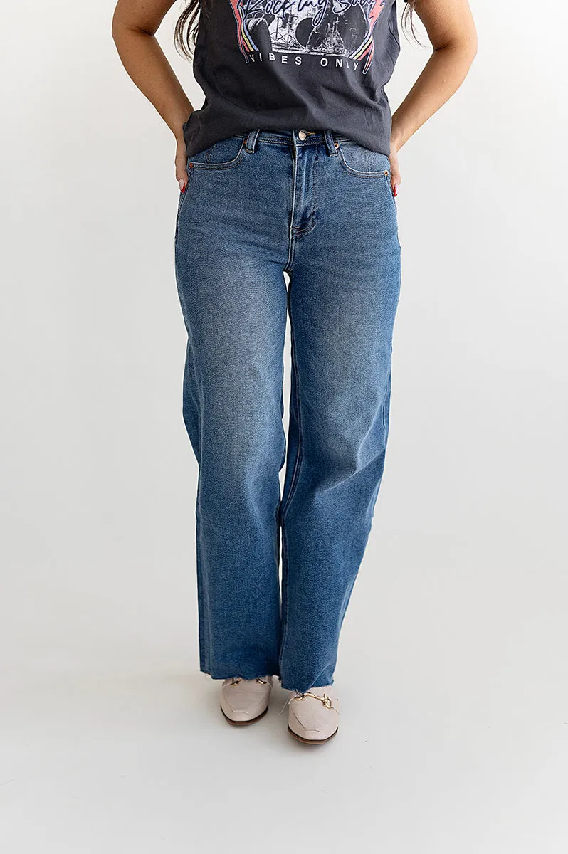 Ezra Wide Leg Jean