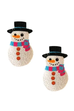 Freaking Awesome Velvet Glitter Snowman Nipztix Pasties