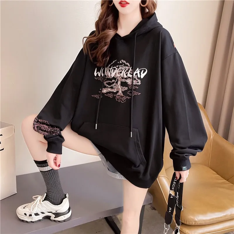 Harajuku Vintage Sakura Sweatshirt Hoodie