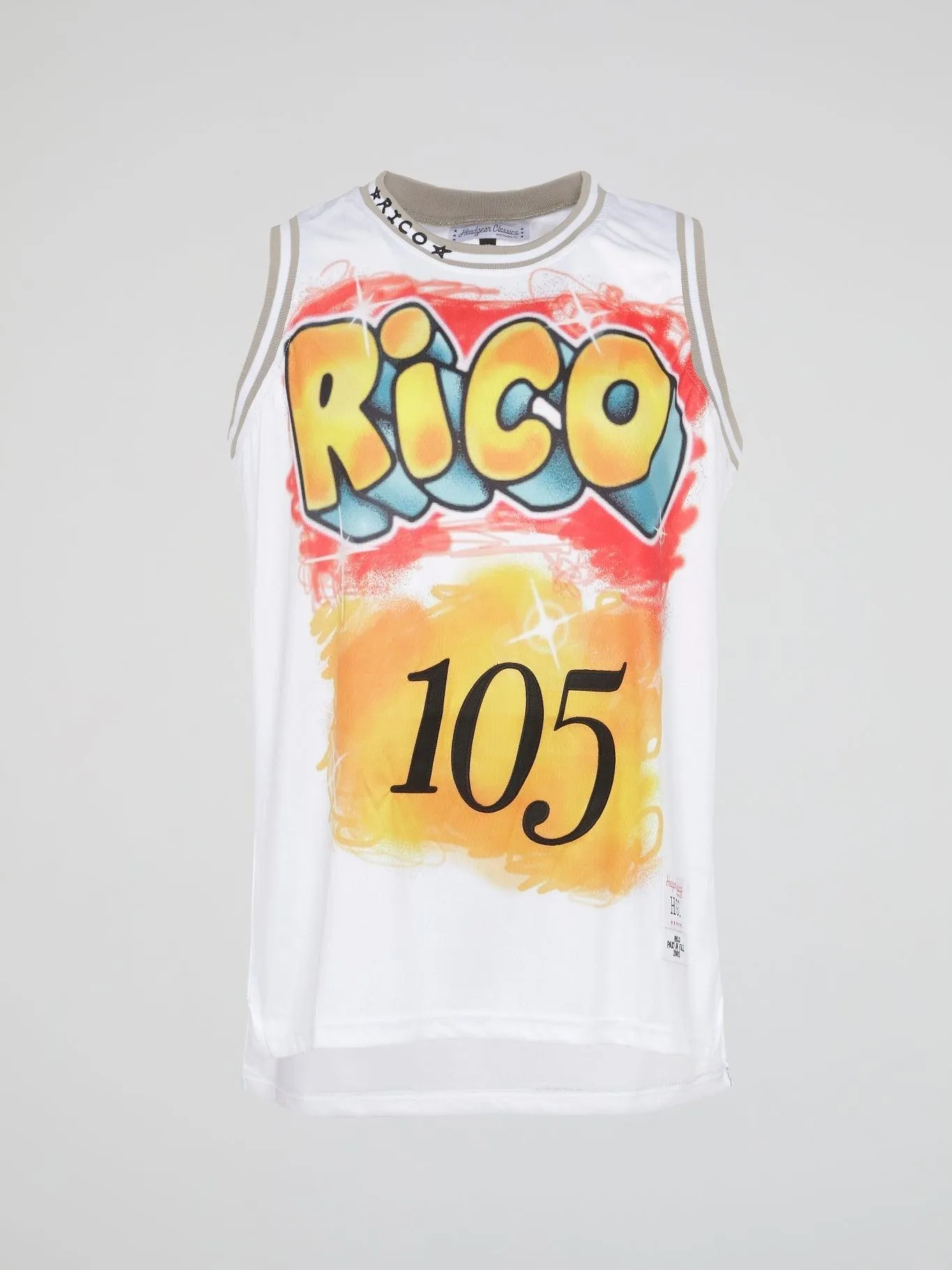 Headgear - Paid In Full Rico Airbrush Basketball Jersey