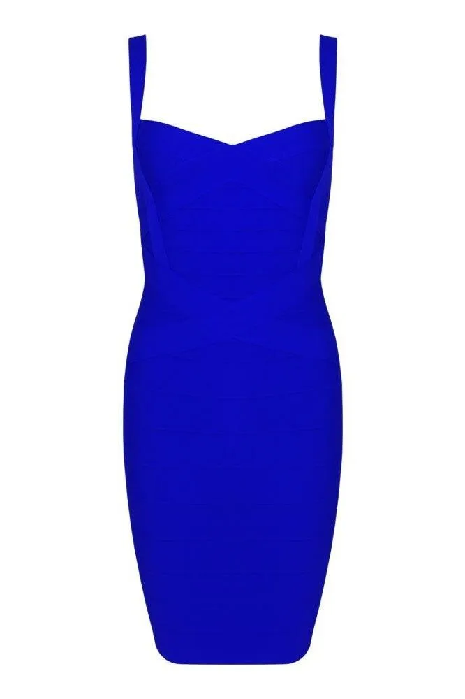 Heidi Bandage Mini Dress - Royal Blue