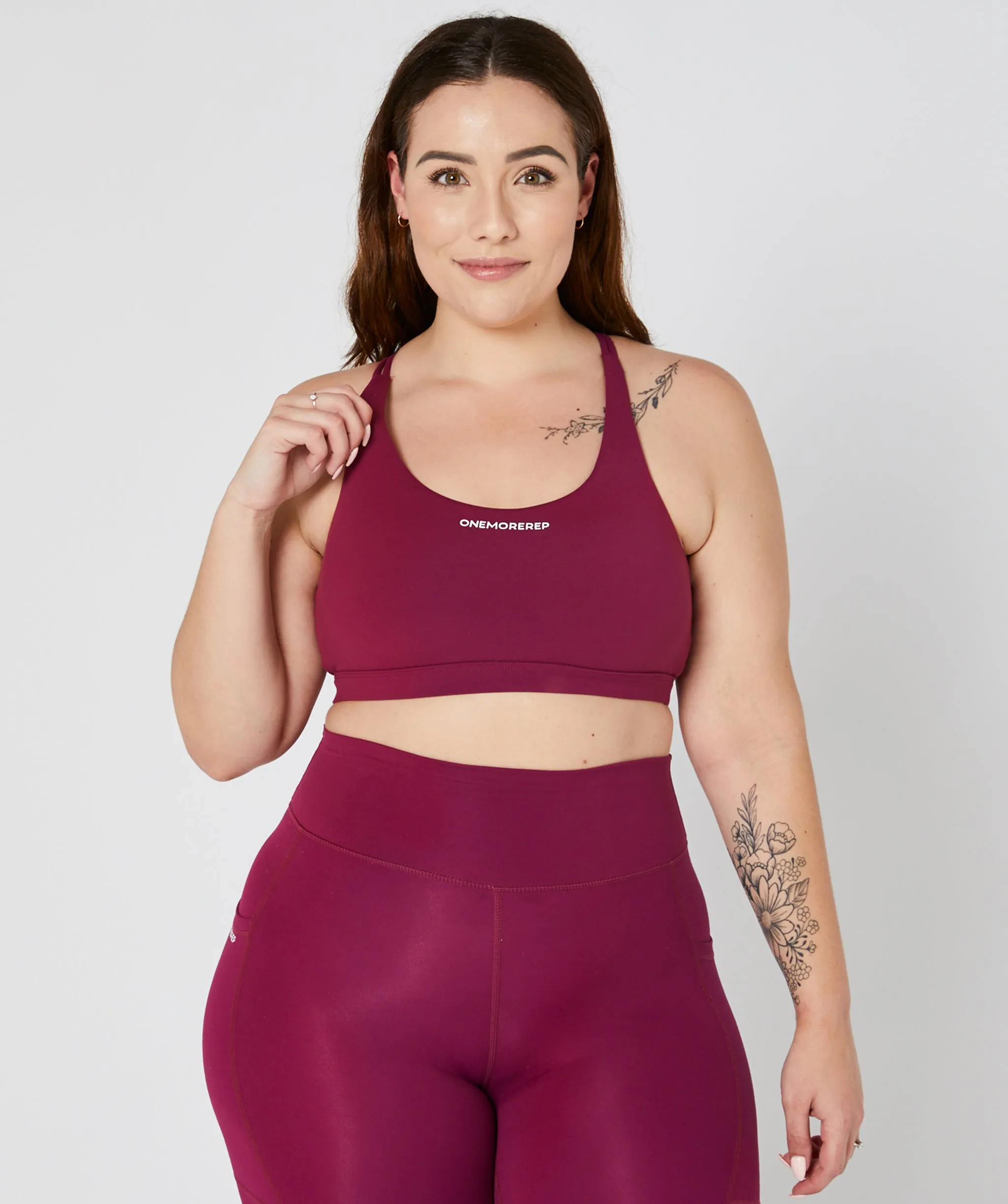 Hype Sports Bra Berry