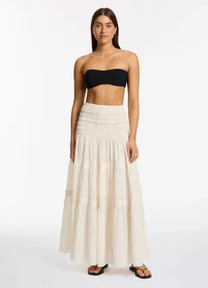 Jetset Convertible Maxi Dress - Cream