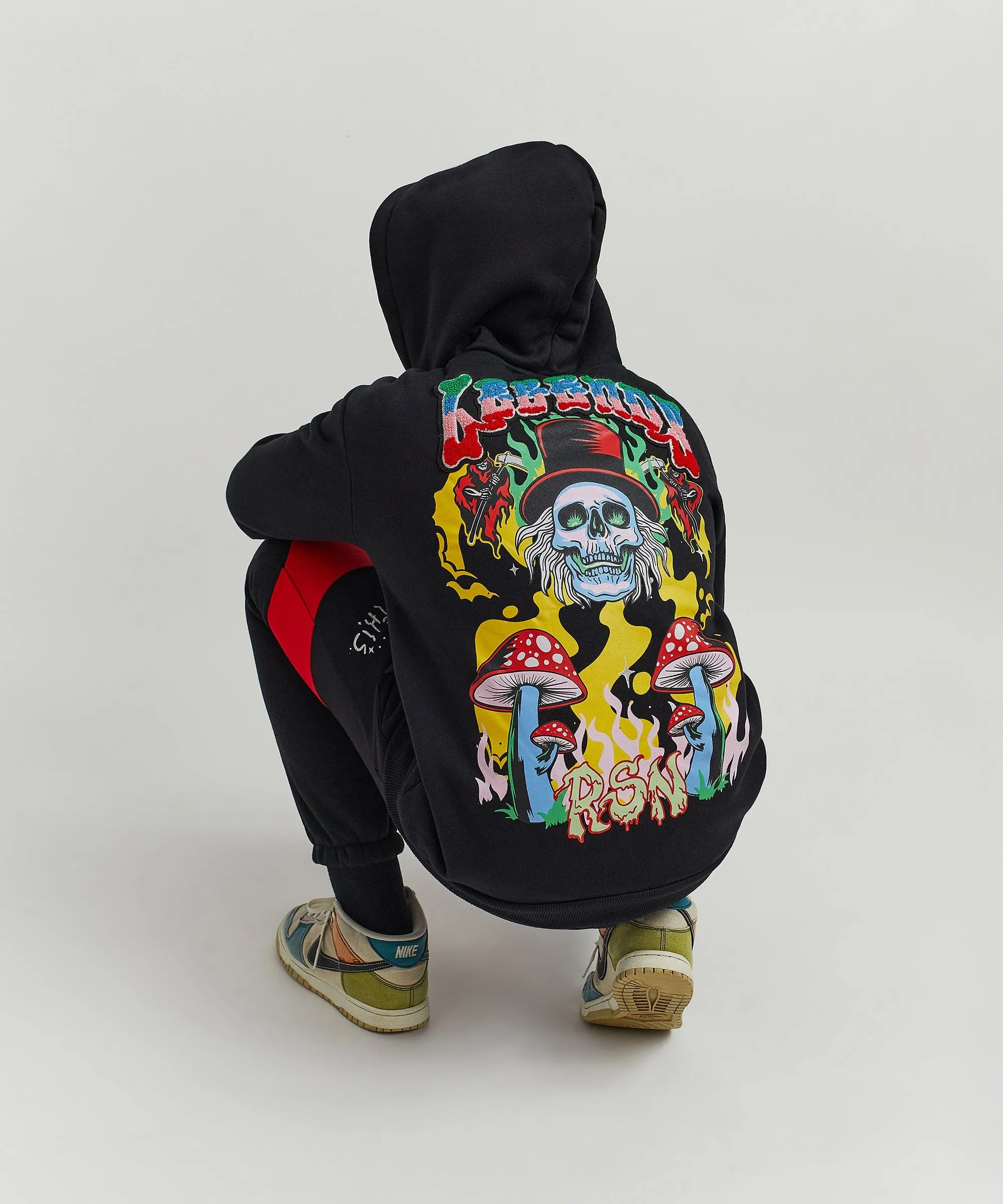 Kids True To This Back Print Hoodie