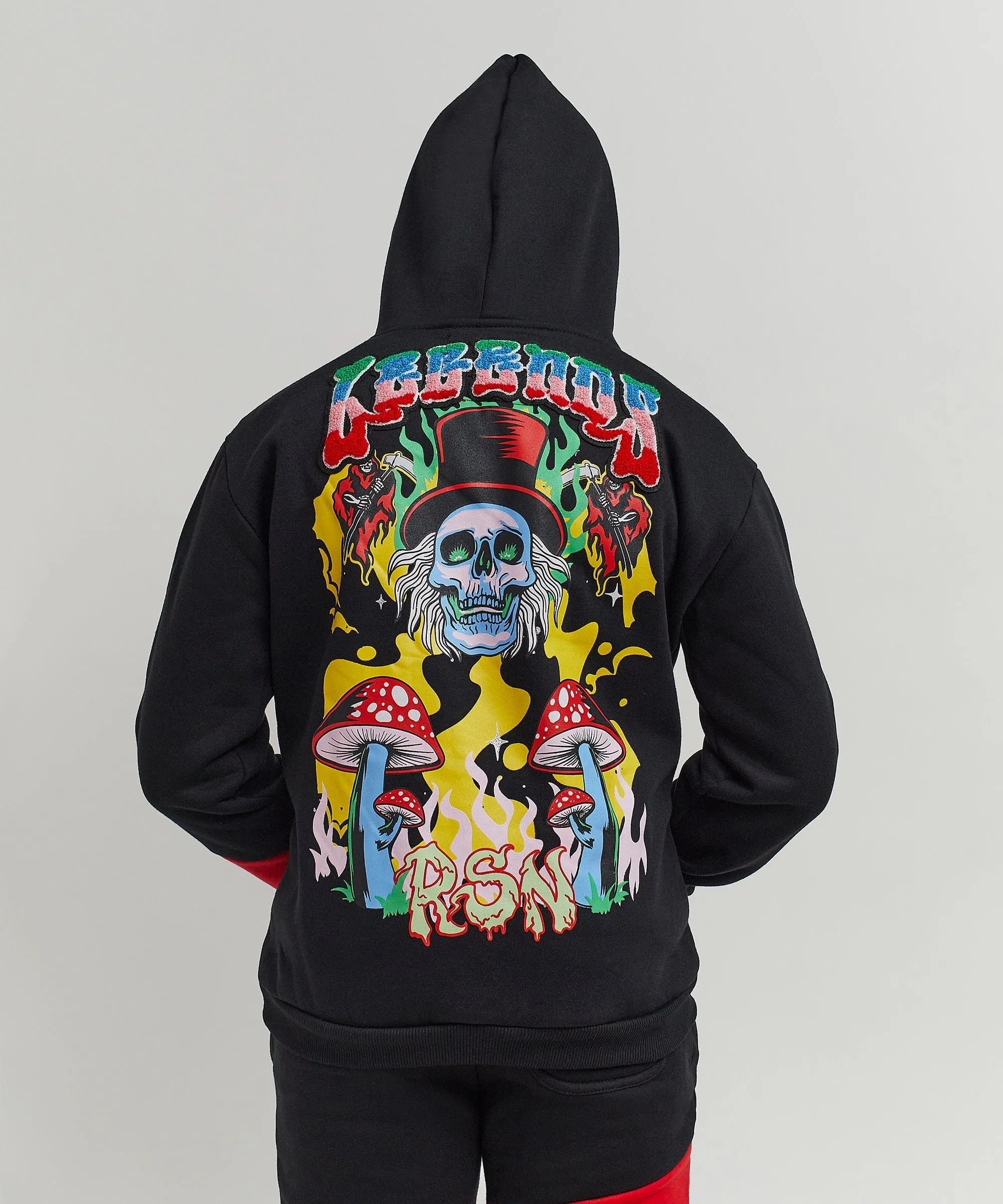 Kids True To This Back Print Hoodie