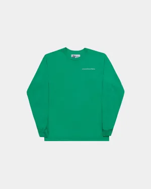 Long Sleeve logo T-shirt - Kelly (Final Sale)