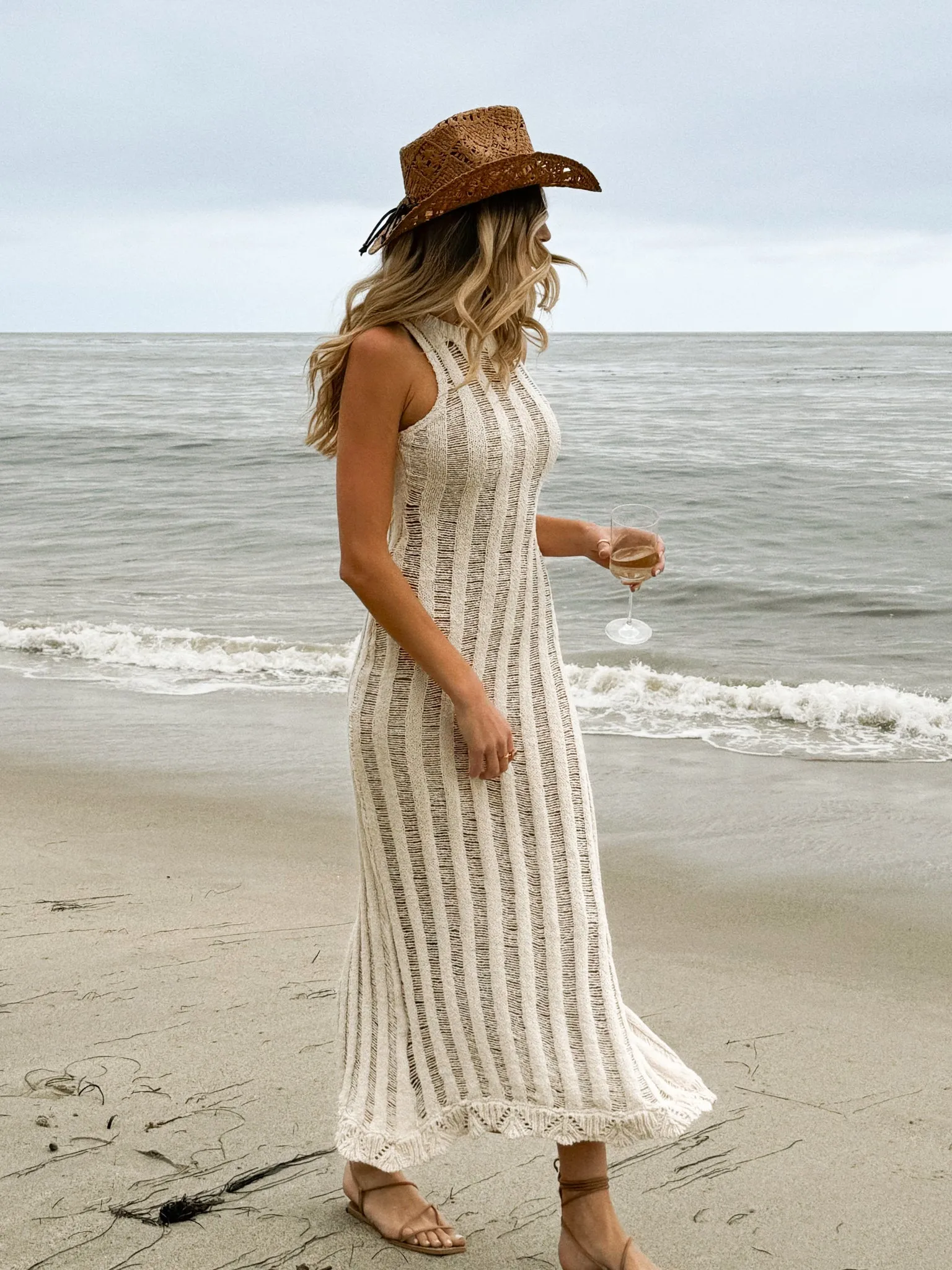 Lyla Crochet Maxi Dress - Final Sale