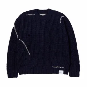 Neighborhood Savage Crewneck Sweater (Navy)