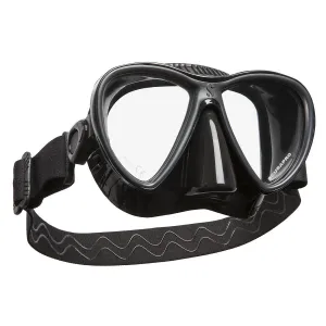 Open Box ScubaPro Synergy Trufit Twin Lens Dive Mask - All Black