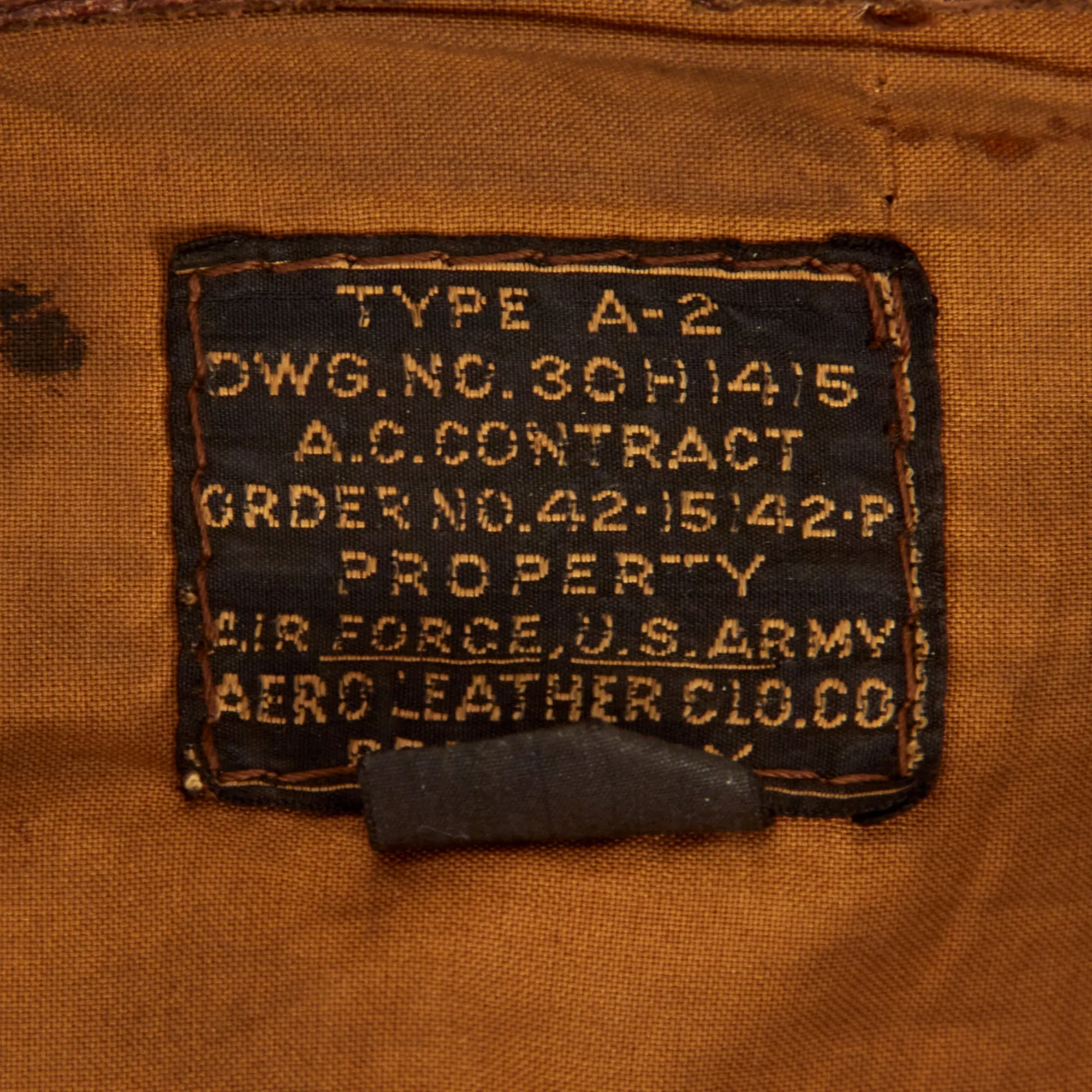 Original U.S. WWII 2nd Air Force Disney “Big Bad Wolf” Squadron Painted A-2 Leather Flight Jacket - 474th Fighter Group, 70th Fighter Wing, 9th Air Force