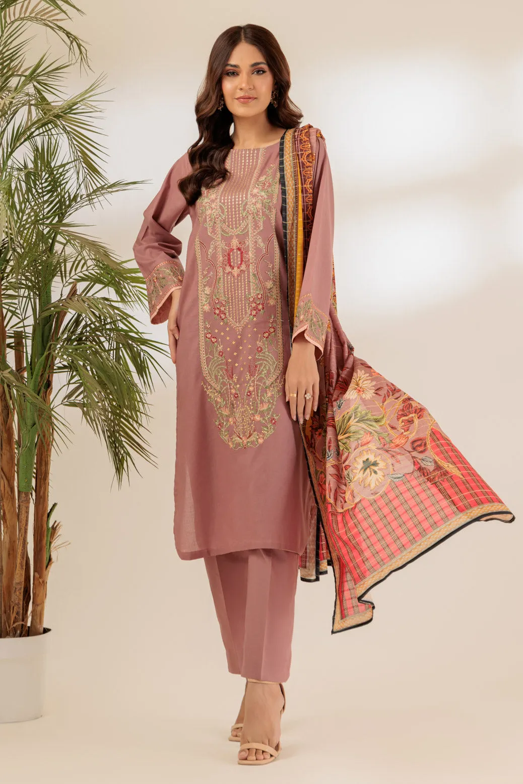 PINK-CAMBRIC-3 PIECE (SS1243P22) BIN 65 R22