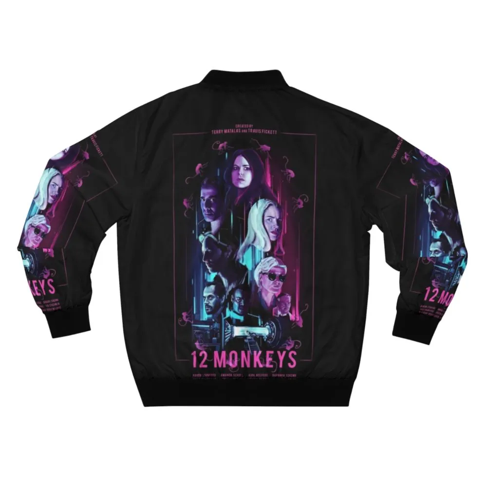 "12 Monkeys Bomber Jacket: Embrace the Post-Apocalyptic Sci-Fi Adventure"