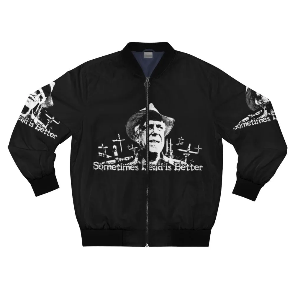 "Pet Sematary - Jud Crandall Bomber Jacket | Horror Movie Merchandise"