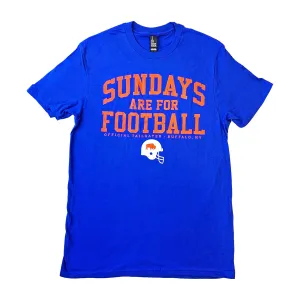 "Sundays Are For Football" Royal Blue Tee