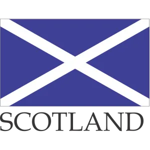 Scotland Embroidered Flag Badge