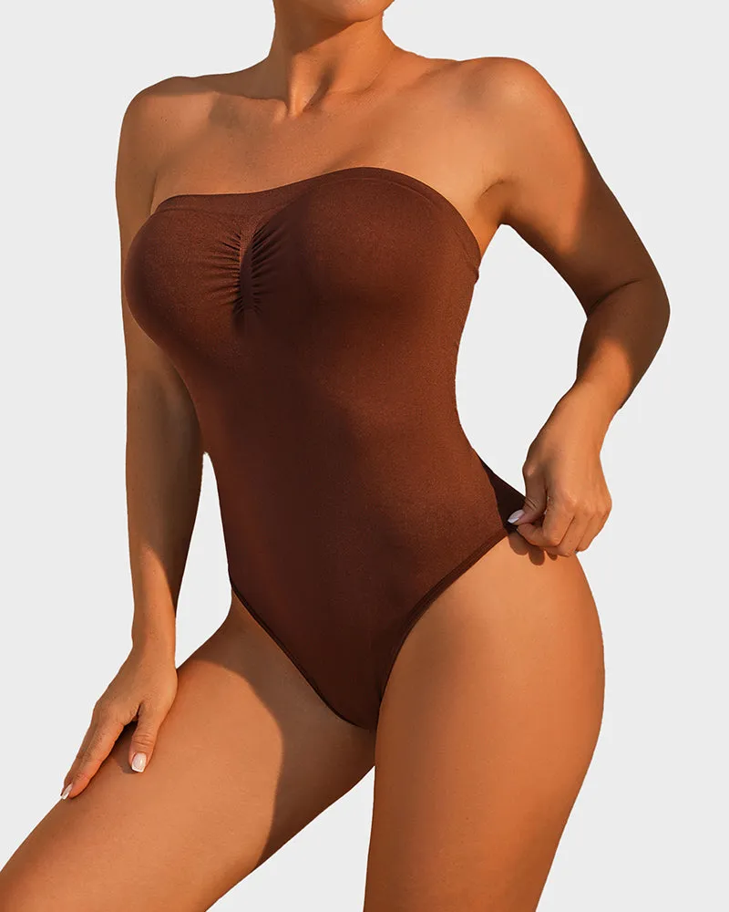 SheCurve®Strapless Tummy Control Sculpting Bodysuit