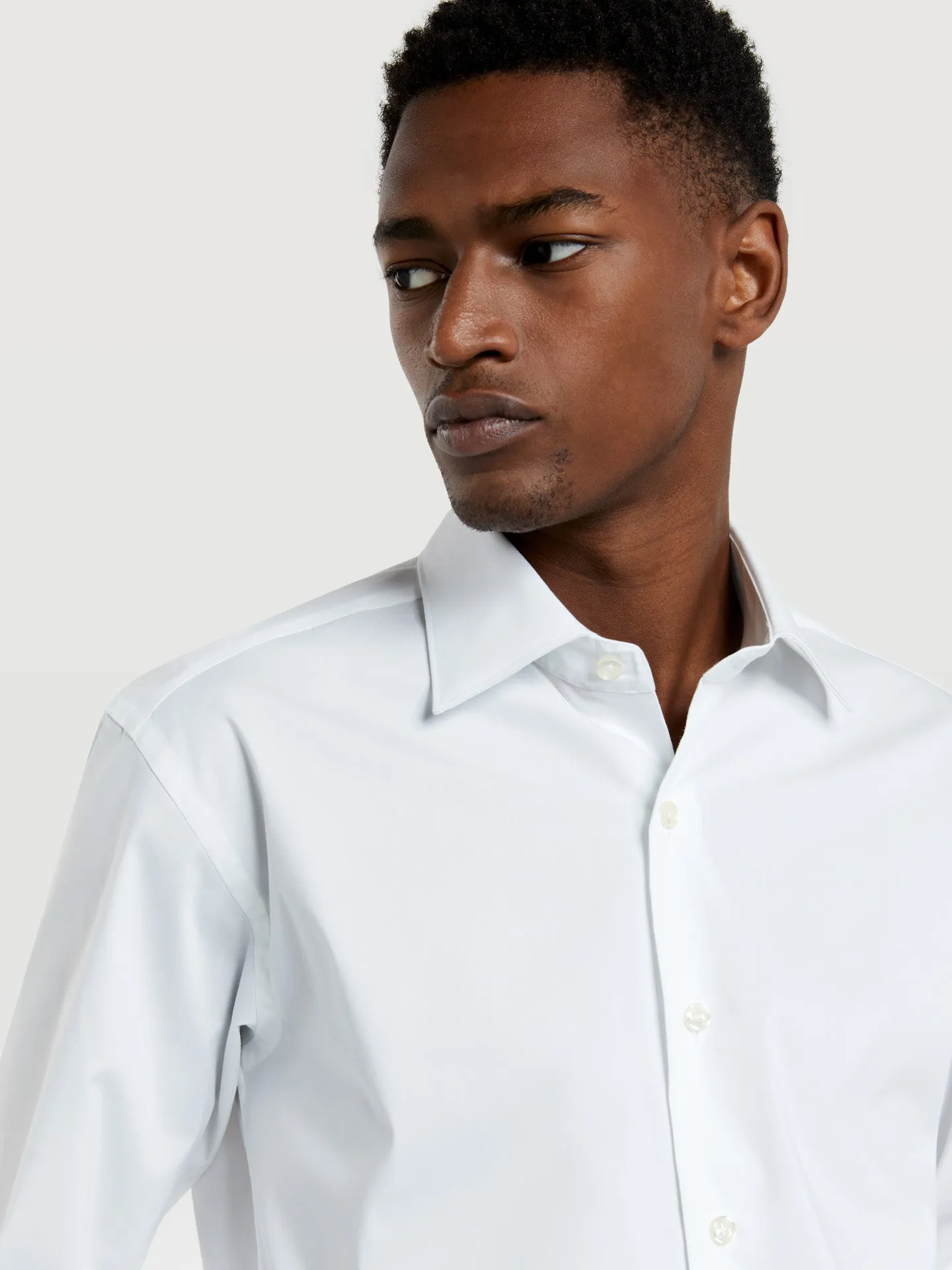 Slim fit k-easy plain poplin comfort formal shirt