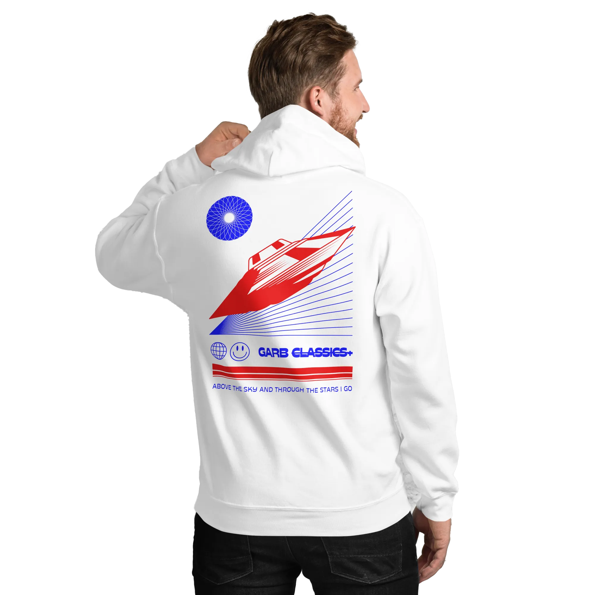 Spaceship Graphic Hoodie