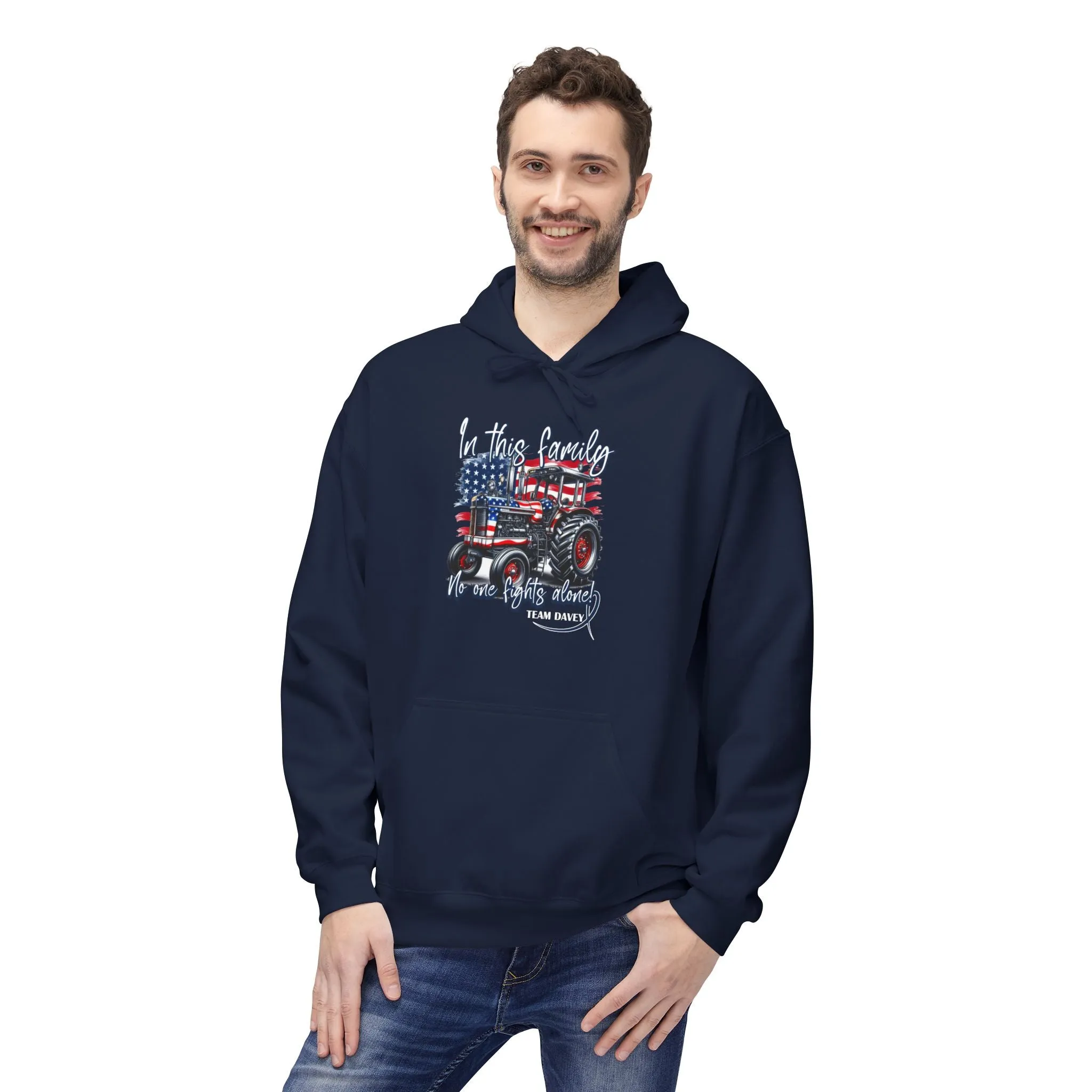 Unisex Midweight Softstyle Fleece Hoodie - TEAM DAVEY