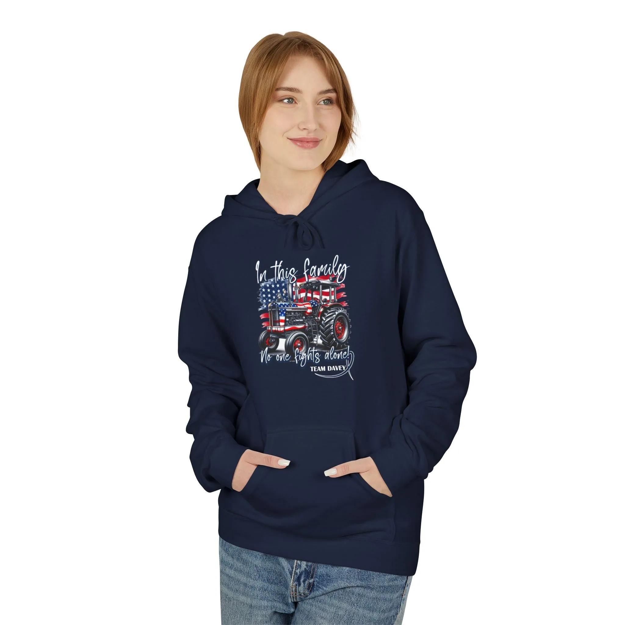 Unisex Midweight Softstyle Fleece Hoodie - TEAM DAVEY