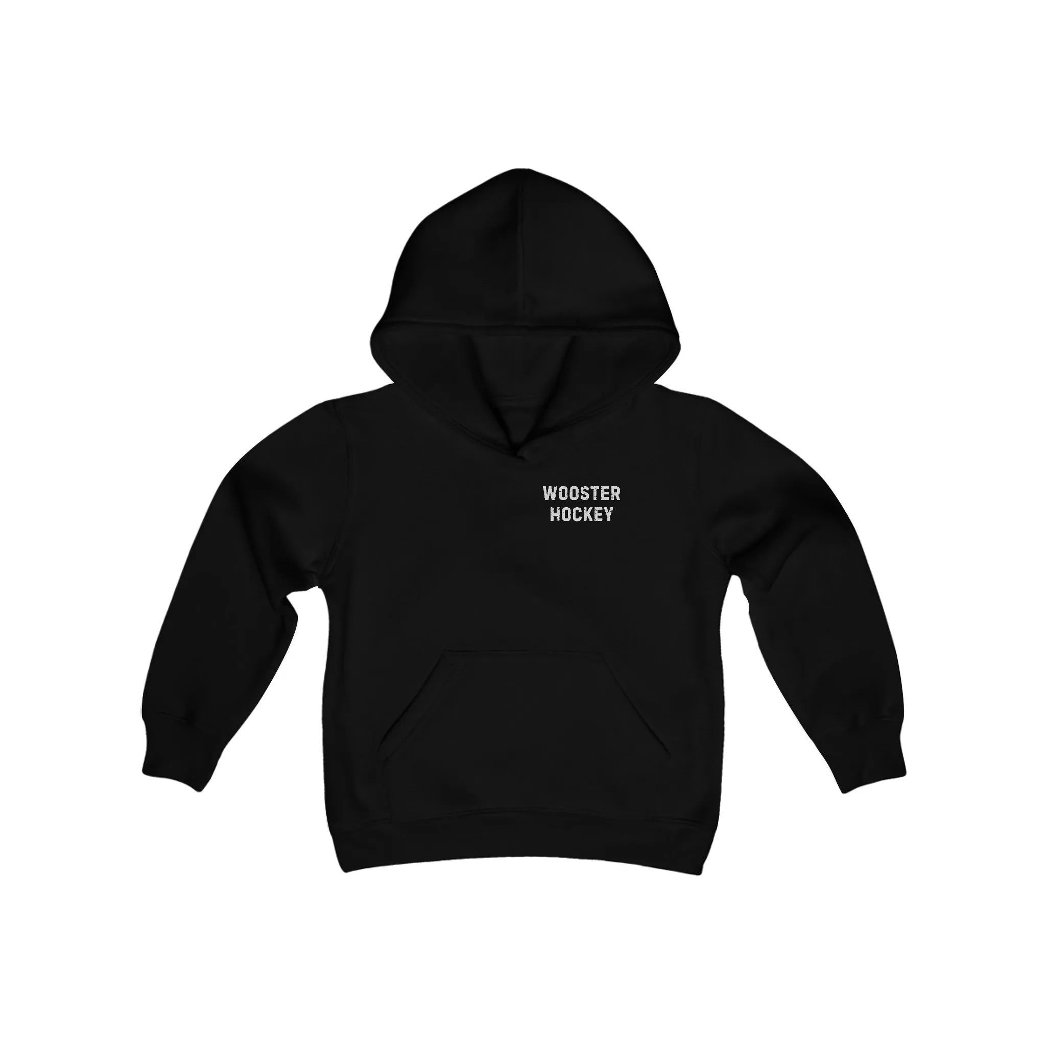 Youth Wooster Hockey Flag Heavy Blend Hooded Sweatshirt